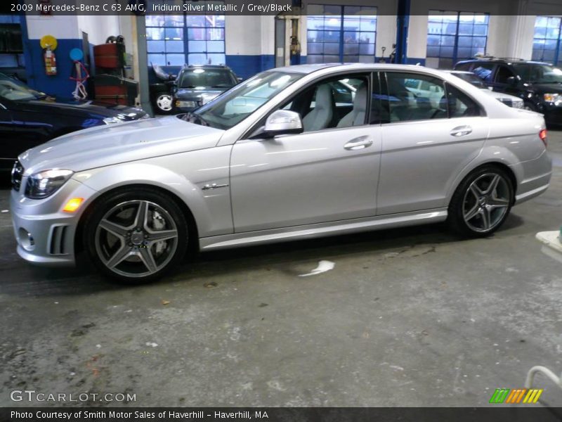 Iridium Silver Metallic / Grey/Black 2009 Mercedes-Benz C 63 AMG