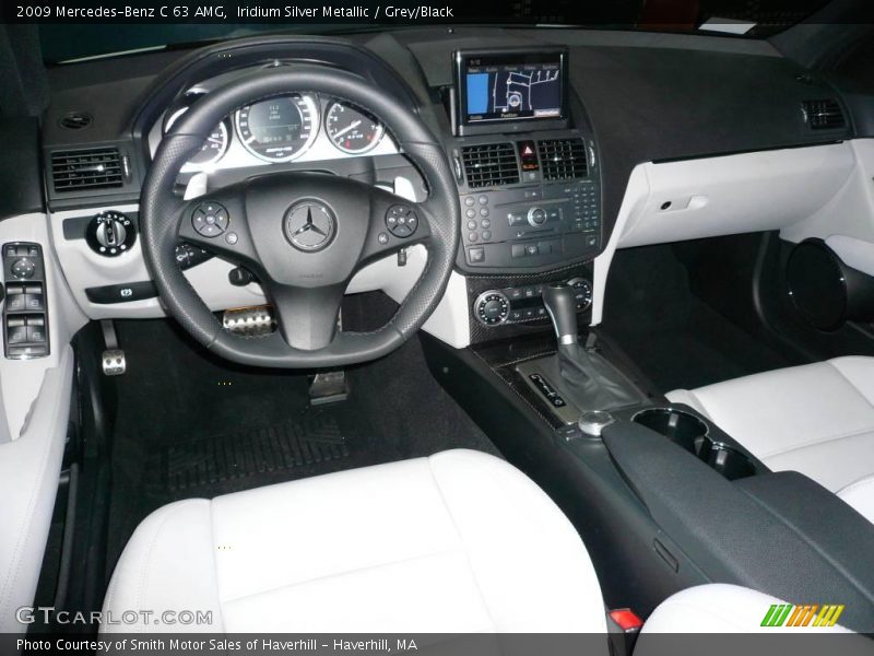 Iridium Silver Metallic / Grey/Black 2009 Mercedes-Benz C 63 AMG