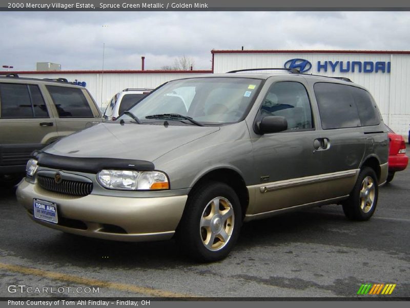 Spruce Green Metallic / Golden Mink 2000 Mercury Villager Estate