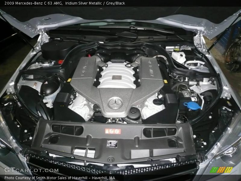 Iridium Silver Metallic / Grey/Black 2009 Mercedes-Benz C 63 AMG
