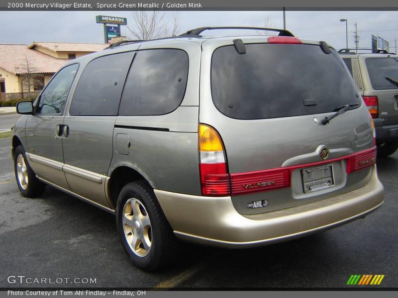 Spruce Green Metallic / Golden Mink 2000 Mercury Villager Estate