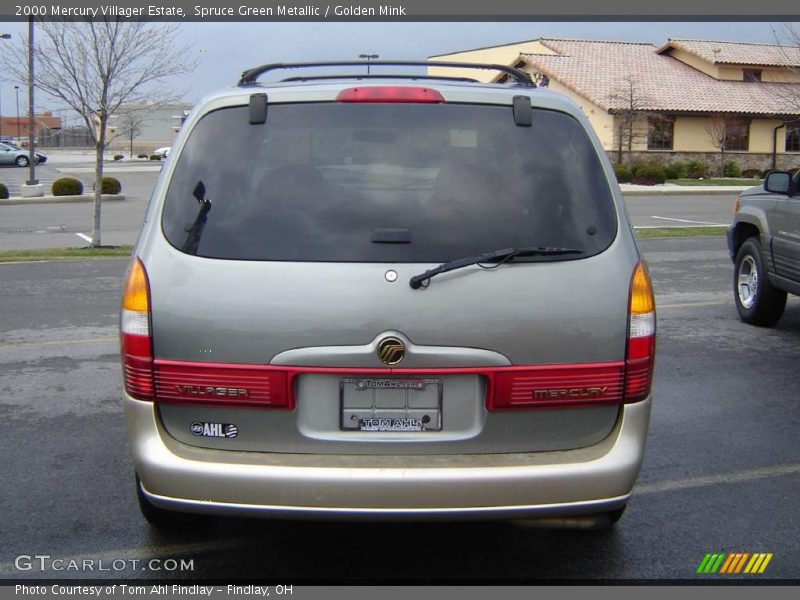 Spruce Green Metallic / Golden Mink 2000 Mercury Villager Estate