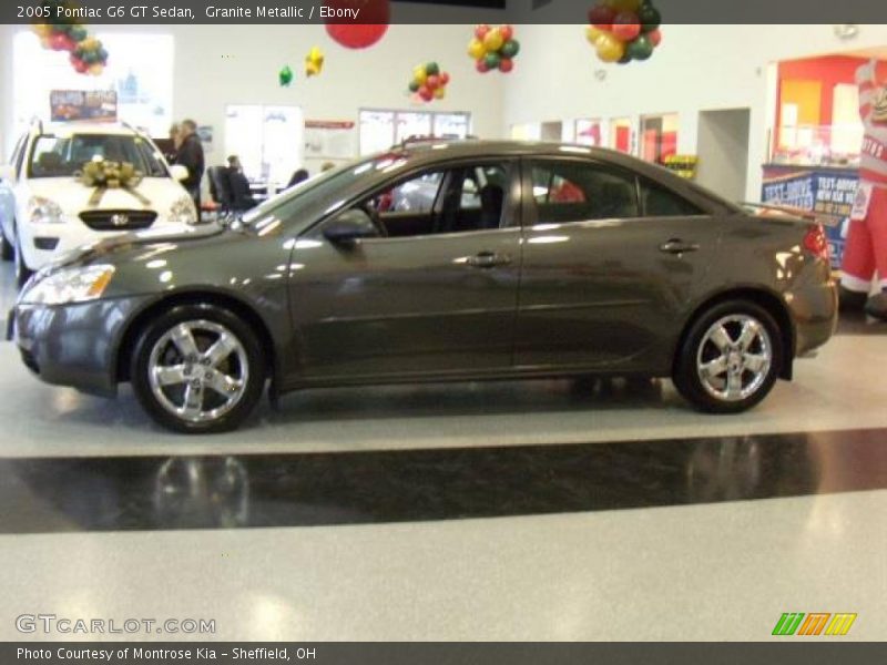 Granite Metallic / Ebony 2005 Pontiac G6 GT Sedan