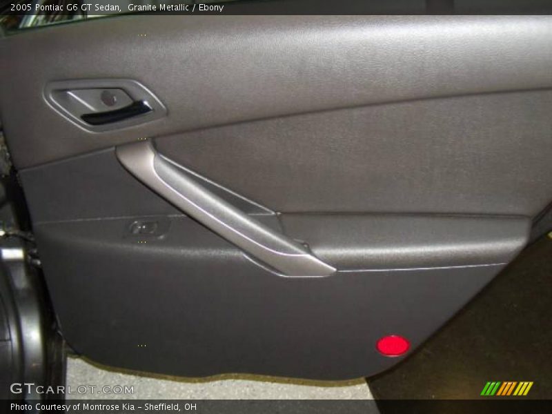 Granite Metallic / Ebony 2005 Pontiac G6 GT Sedan