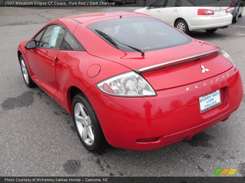 Pure Red / Dark Charcoal 2007 Mitsubishi Eclipse GT Coupe