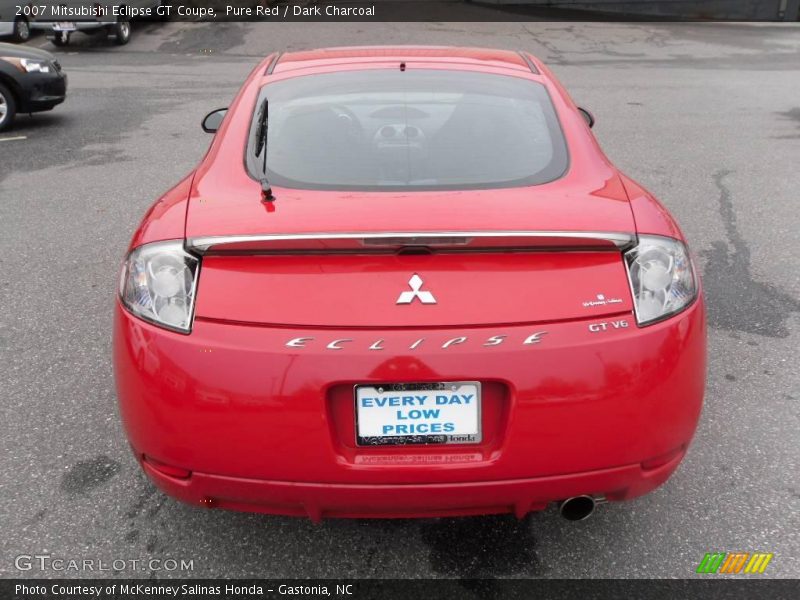 Pure Red / Dark Charcoal 2007 Mitsubishi Eclipse GT Coupe