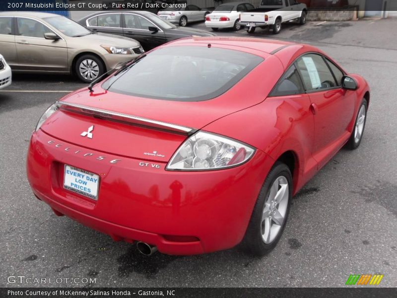 Pure Red / Dark Charcoal 2007 Mitsubishi Eclipse GT Coupe