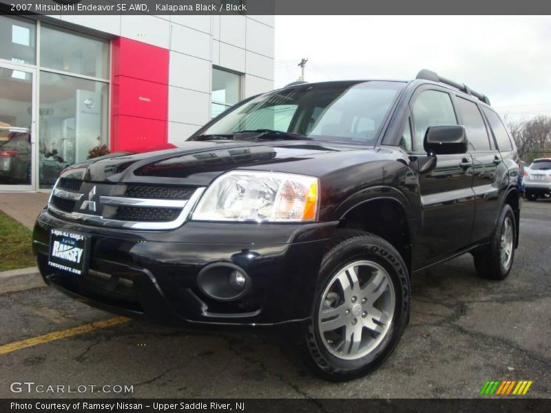 Kalapana Black / Black 2007 Mitsubishi Endeavor SE AWD