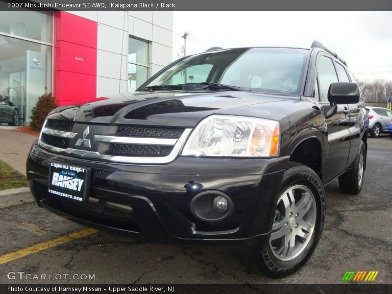 Kalapana Black / Black 2007 Mitsubishi Endeavor SE AWD
