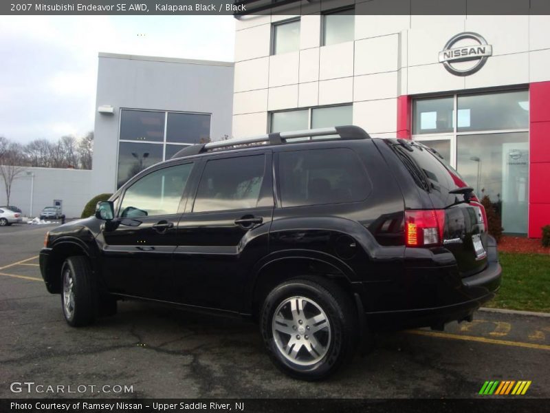 Kalapana Black / Black 2007 Mitsubishi Endeavor SE AWD