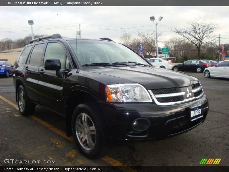 Kalapana Black / Black 2007 Mitsubishi Endeavor SE AWD