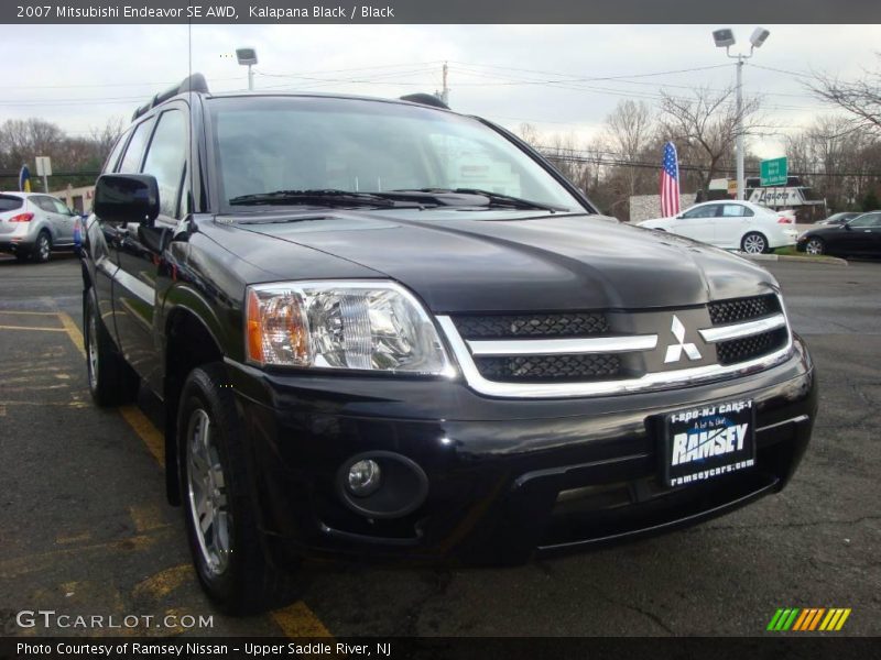 Kalapana Black / Black 2007 Mitsubishi Endeavor SE AWD