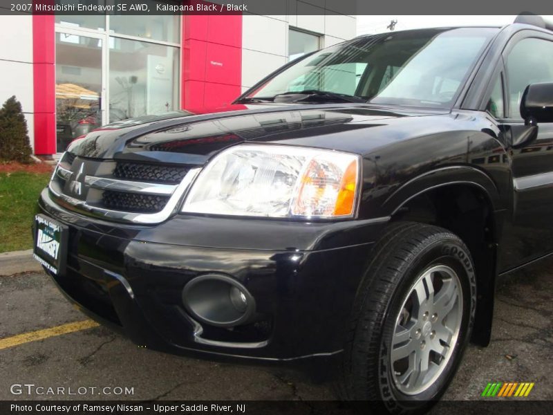 Kalapana Black / Black 2007 Mitsubishi Endeavor SE AWD