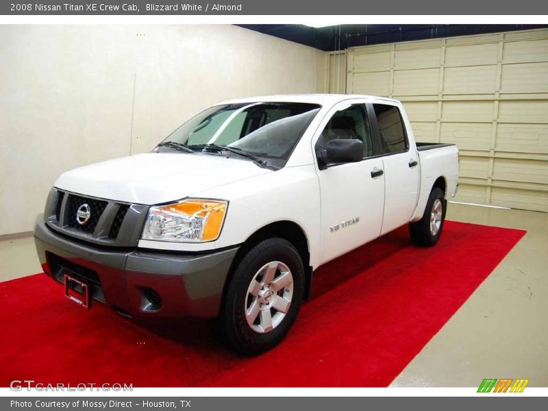 Blizzard White / Almond 2008 Nissan Titan XE Crew Cab
