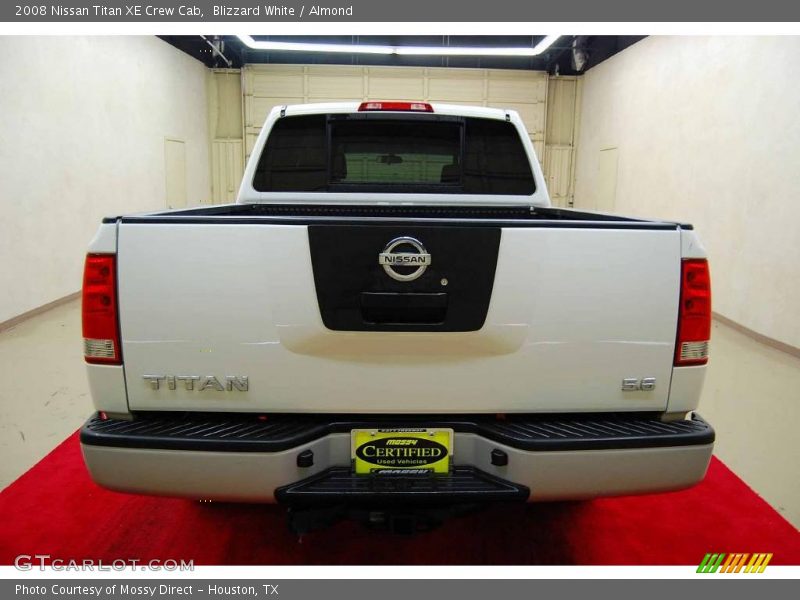 Blizzard White / Almond 2008 Nissan Titan XE Crew Cab