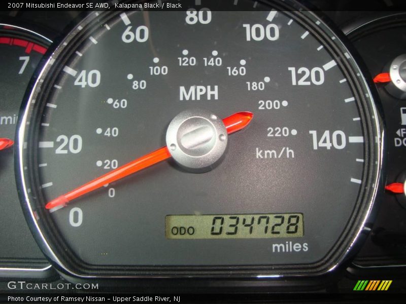 Kalapana Black / Black 2007 Mitsubishi Endeavor SE AWD