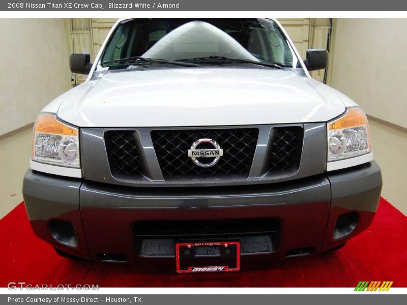 Blizzard White / Almond 2008 Nissan Titan XE Crew Cab
