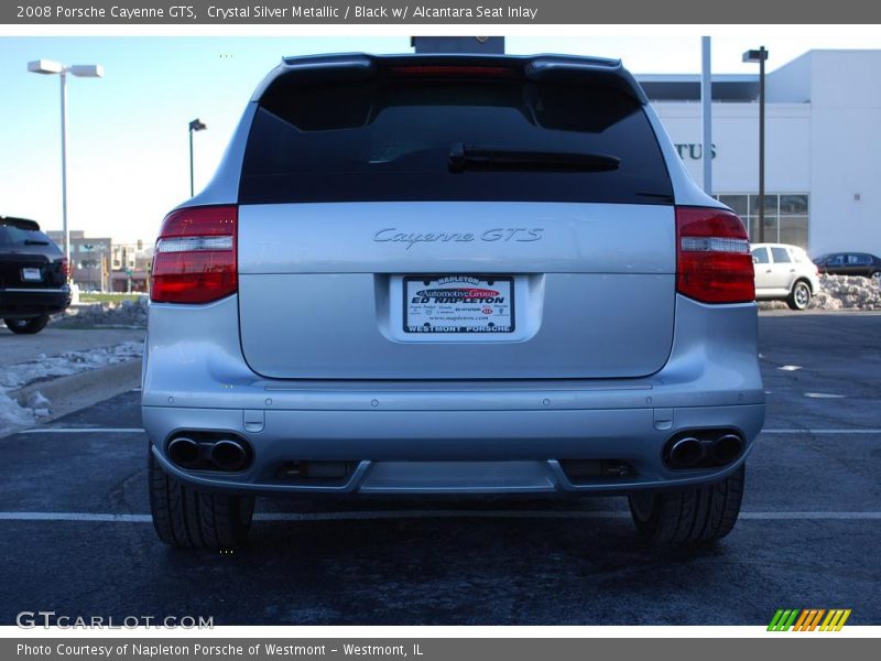 Crystal Silver Metallic / Black w/ Alcantara Seat Inlay 2008 Porsche Cayenne GTS