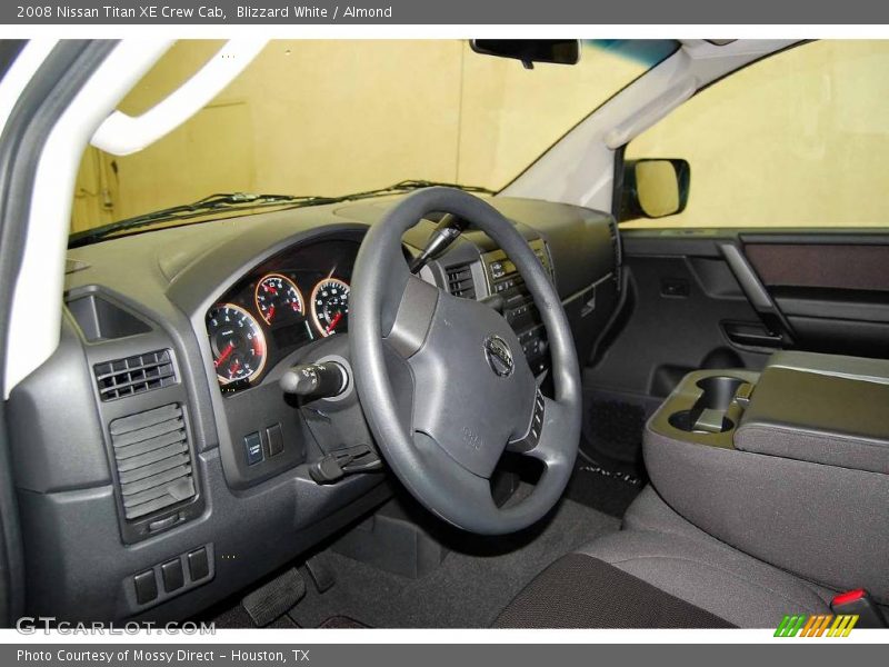Blizzard White / Almond 2008 Nissan Titan XE Crew Cab