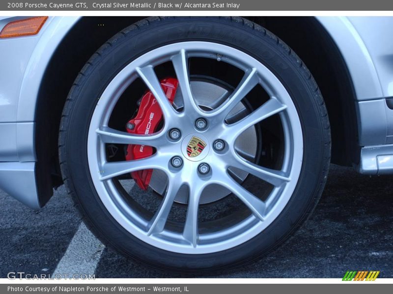 Crystal Silver Metallic / Black w/ Alcantara Seat Inlay 2008 Porsche Cayenne GTS