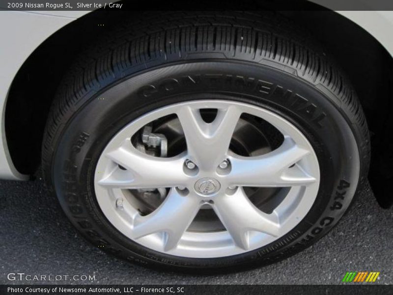 Silver Ice / Gray 2009 Nissan Rogue SL