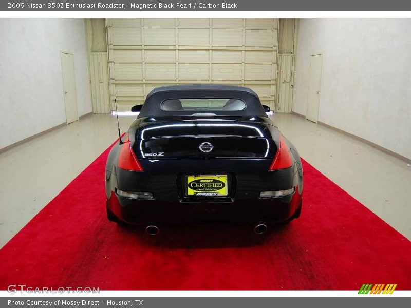 Magnetic Black Pearl / Carbon Black 2006 Nissan 350Z Enthusiast Roadster