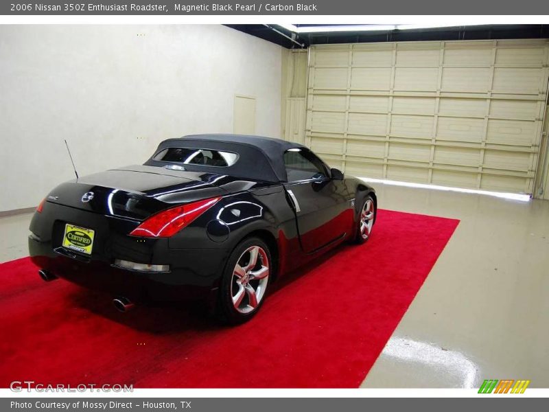 Magnetic Black Pearl / Carbon Black 2006 Nissan 350Z Enthusiast Roadster
