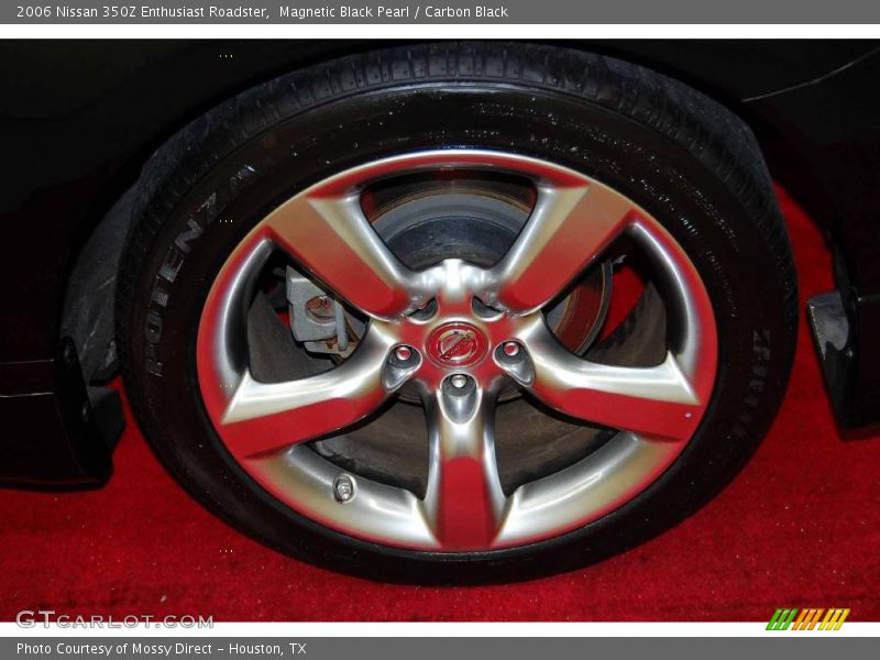 Magnetic Black Pearl / Carbon Black 2006 Nissan 350Z Enthusiast Roadster