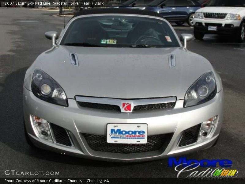 Silver Pearl / Black 2007 Saturn Sky Red Line Roadster