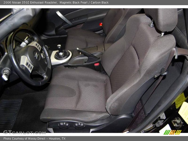 Magnetic Black Pearl / Carbon Black 2006 Nissan 350Z Enthusiast Roadster