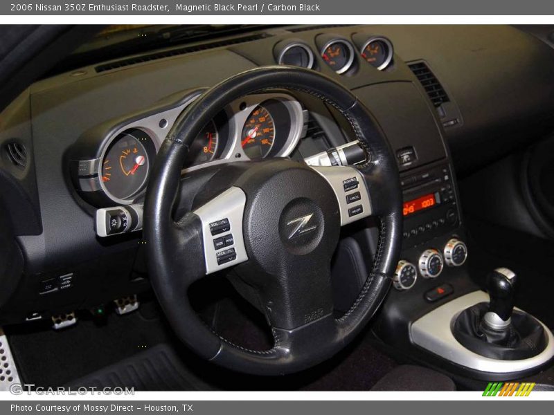 Magnetic Black Pearl / Carbon Black 2006 Nissan 350Z Enthusiast Roadster