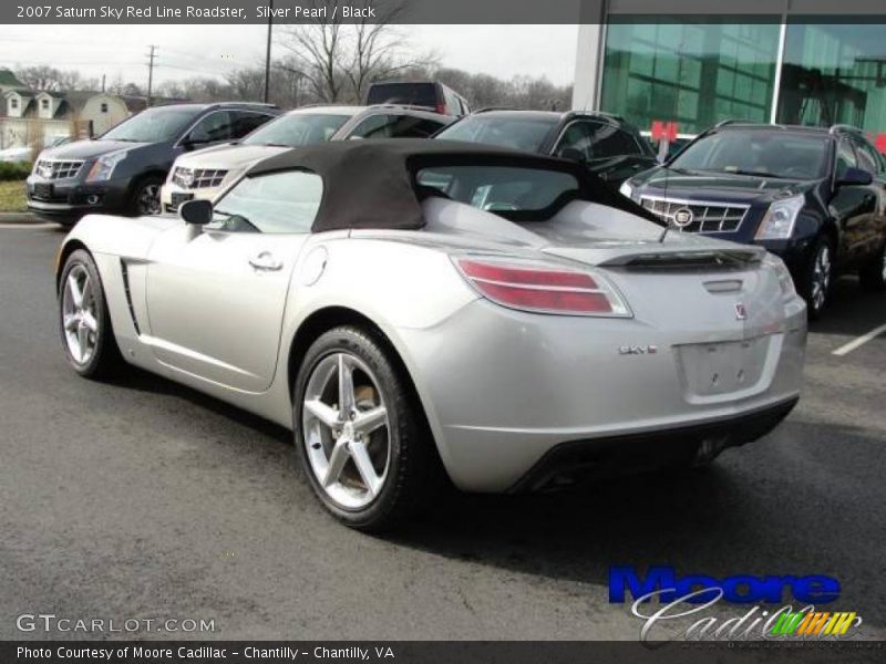 Silver Pearl / Black 2007 Saturn Sky Red Line Roadster