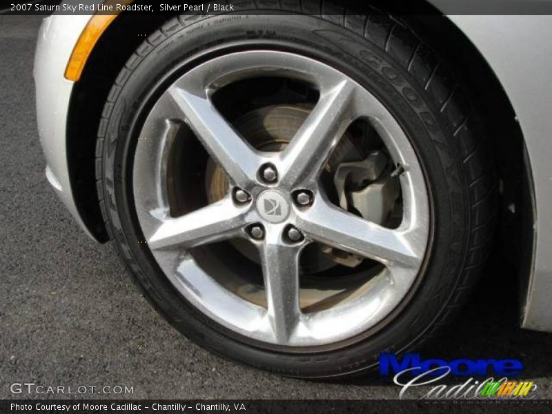 Silver Pearl / Black 2007 Saturn Sky Red Line Roadster