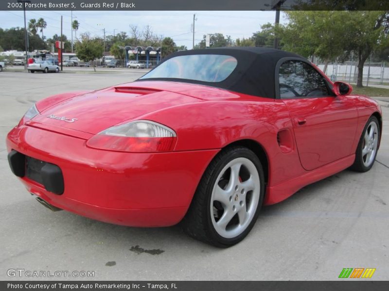 Guards Red / Black 2002 Porsche Boxster S