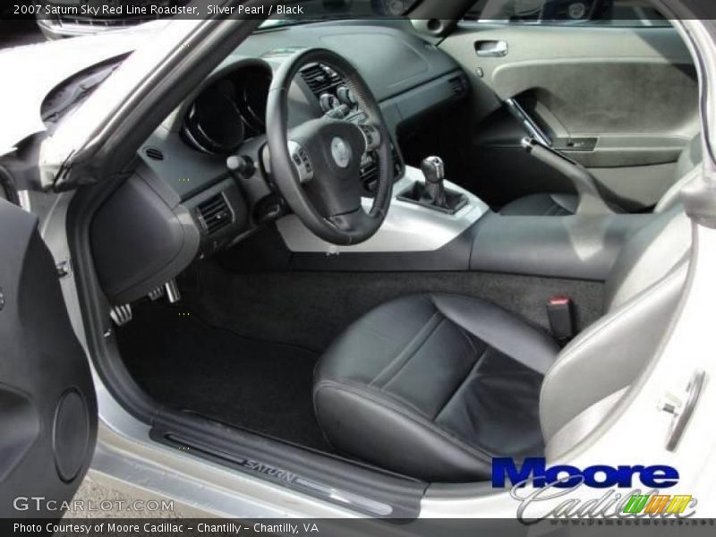 Silver Pearl / Black 2007 Saturn Sky Red Line Roadster