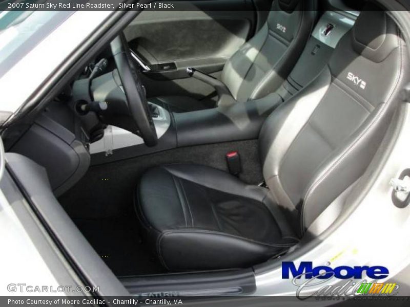Silver Pearl / Black 2007 Saturn Sky Red Line Roadster