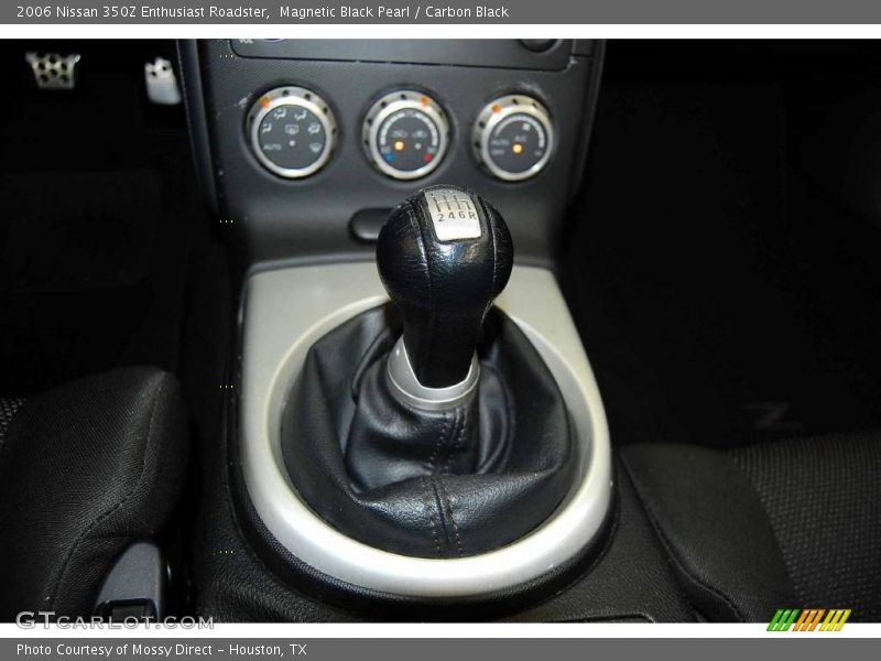 Magnetic Black Pearl / Carbon Black 2006 Nissan 350Z Enthusiast Roadster