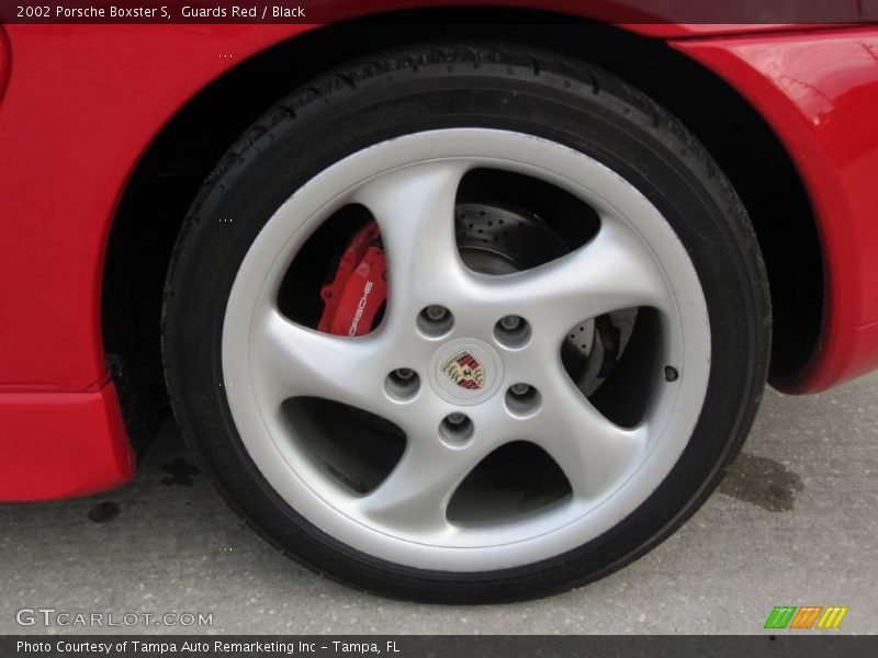 Guards Red / Black 2002 Porsche Boxster S