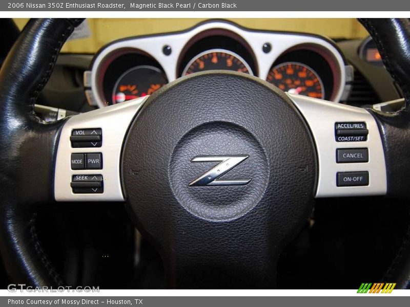 Magnetic Black Pearl / Carbon Black 2006 Nissan 350Z Enthusiast Roadster