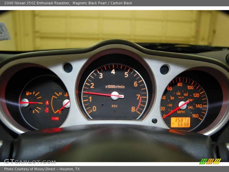 Magnetic Black Pearl / Carbon Black 2006 Nissan 350Z Enthusiast Roadster