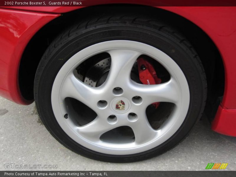 Guards Red / Black 2002 Porsche Boxster S