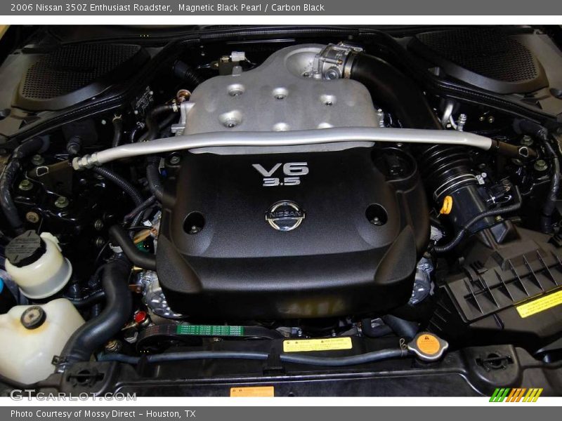 Magnetic Black Pearl / Carbon Black 2006 Nissan 350Z Enthusiast Roadster