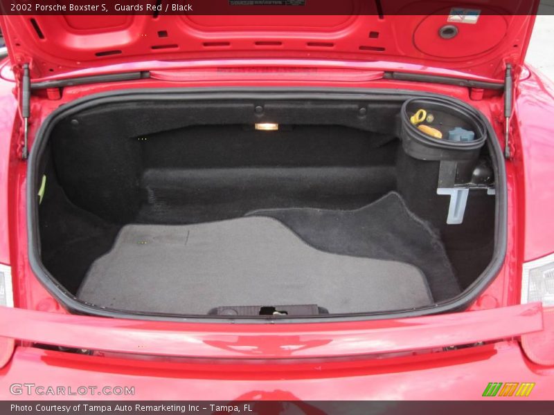 Guards Red / Black 2002 Porsche Boxster S
