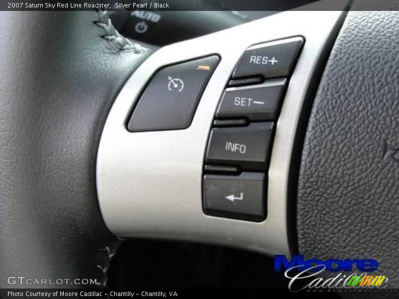 Silver Pearl / Black 2007 Saturn Sky Red Line Roadster