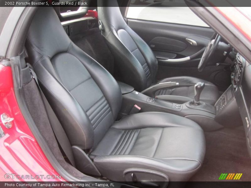 Guards Red / Black 2002 Porsche Boxster S