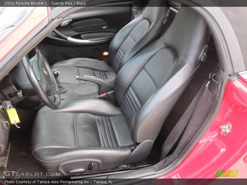 Guards Red / Black 2002 Porsche Boxster S