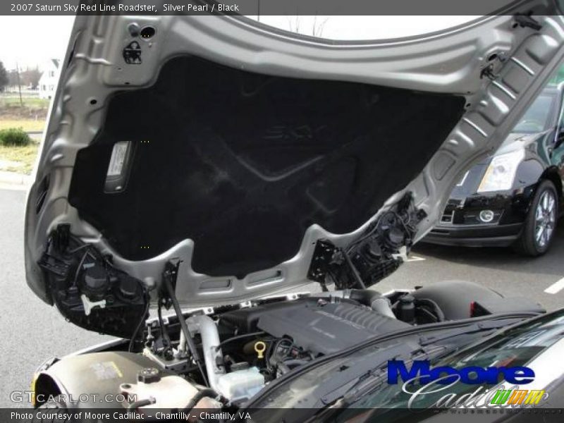 Silver Pearl / Black 2007 Saturn Sky Red Line Roadster