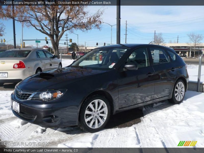 Obsidian Black Pearl / Carbon Black 2008 Subaru Impreza WRX Wagon