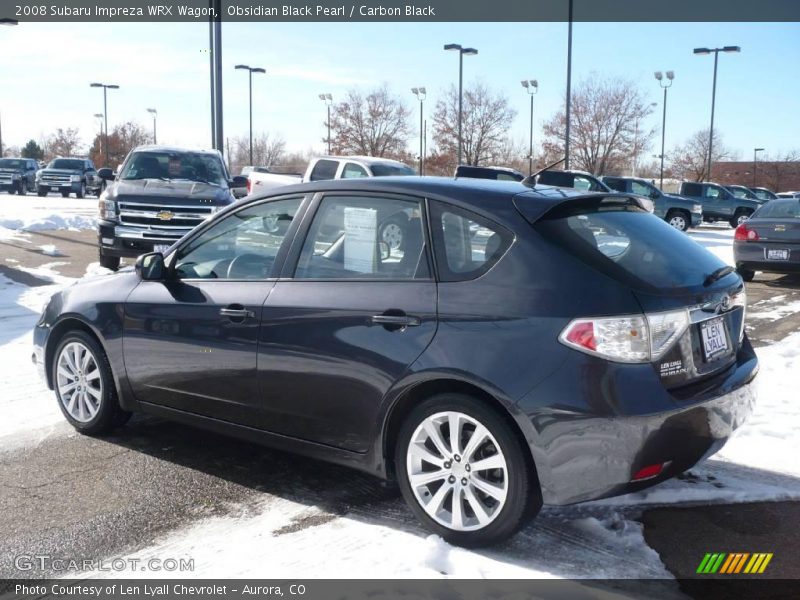 Obsidian Black Pearl / Carbon Black 2008 Subaru Impreza WRX Wagon