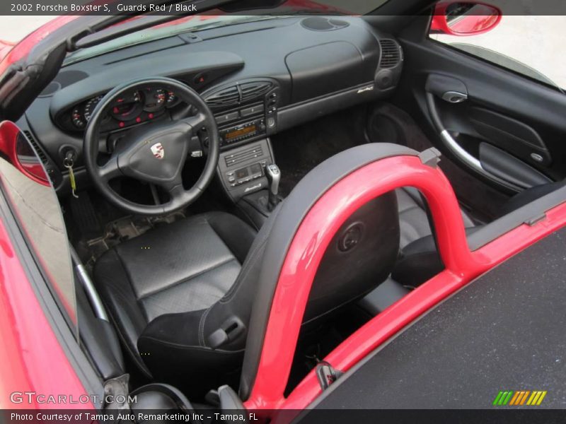 Guards Red / Black 2002 Porsche Boxster S